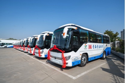 捷报再传！宇通旅游客车再次批量交付青海