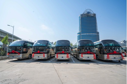 捷报再传！宇通旅游客车再次批量交付青海