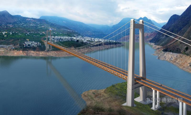 "卡哈洛金沙江大桥建成后,将极大缩短川滇两岸的时空距离,改写两地