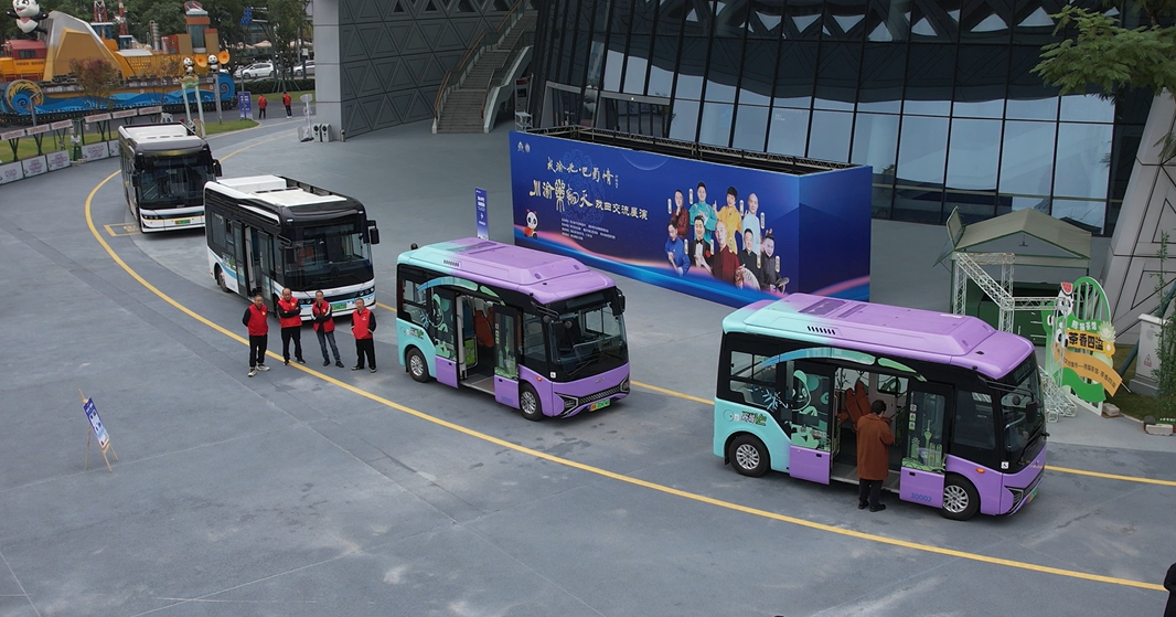 成都公交:280辆纯电动新车陆续投运!(图2) 成都公交:280辆纯电动新车陆续投运!(图2)