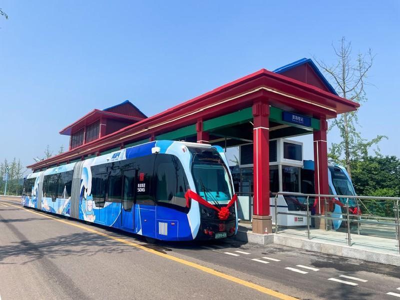 国内最长智轨线路——宜宾智轨t4线正式通车__中国交通新闻网