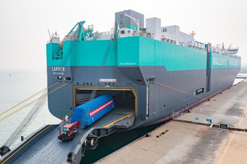 辽宁港口集团开通首条美洲滚装外贸出口班轮航线__中国交通新闻网