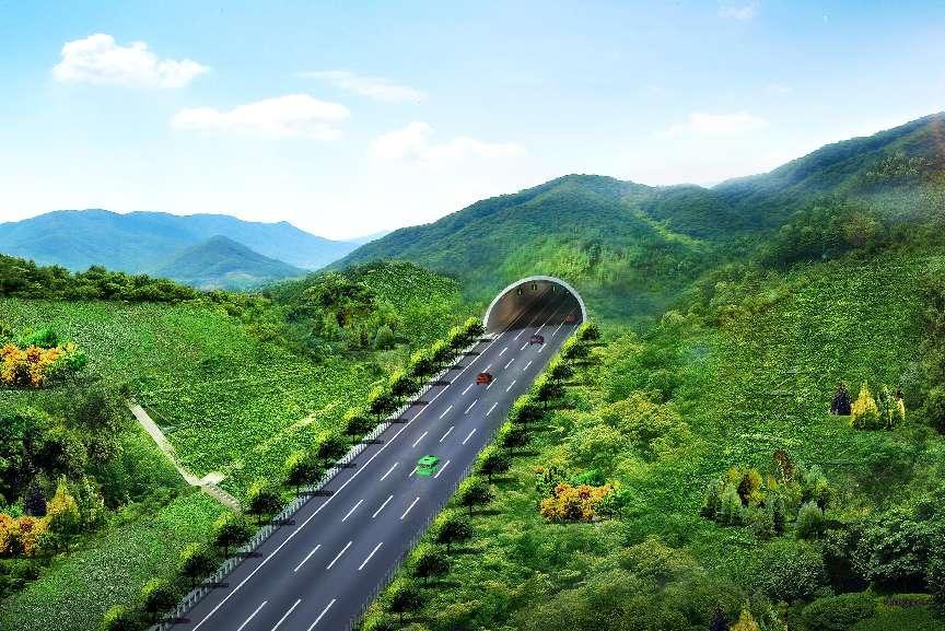 江西省首座超大跨径单洞四车道隧道顺利贯通