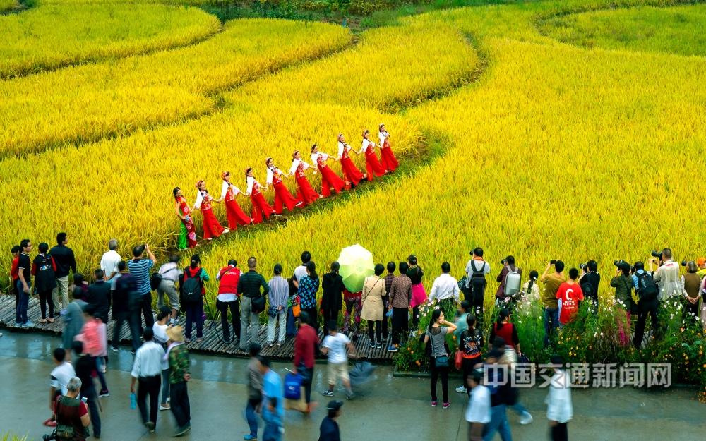 汪志国13956525059《乡村路通促振兴》2017年9月23日，石台县库山村，各地游客参加农耕摄影活动现场。.jpg