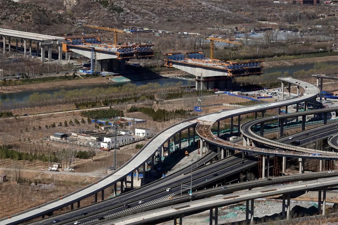 国家重点工程G109改扩建高速北京段起点，标志性工程六环连跨永定河特大桥接特大型隧道建设现场 + 覃世明 + 13601094409 + 【DSC09464_副本.jpg